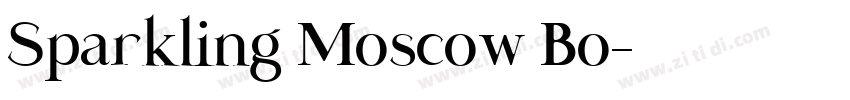 Sparkling Moscow Bo字体转换 Sparkling Moscow Bo字体转换